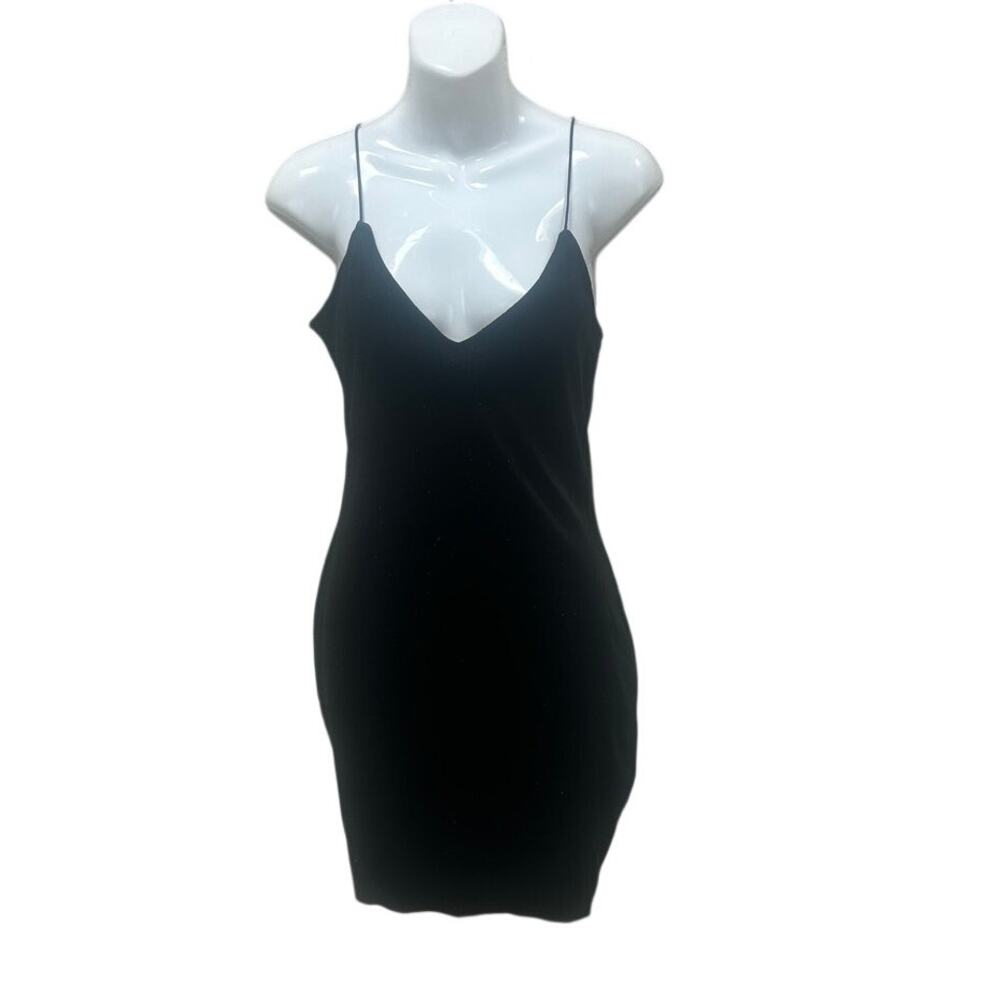 H&M Divided Black Sparkle Dress size S NWT